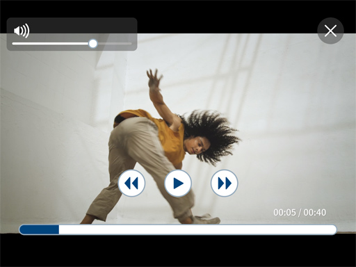 動画コンテンツ画面